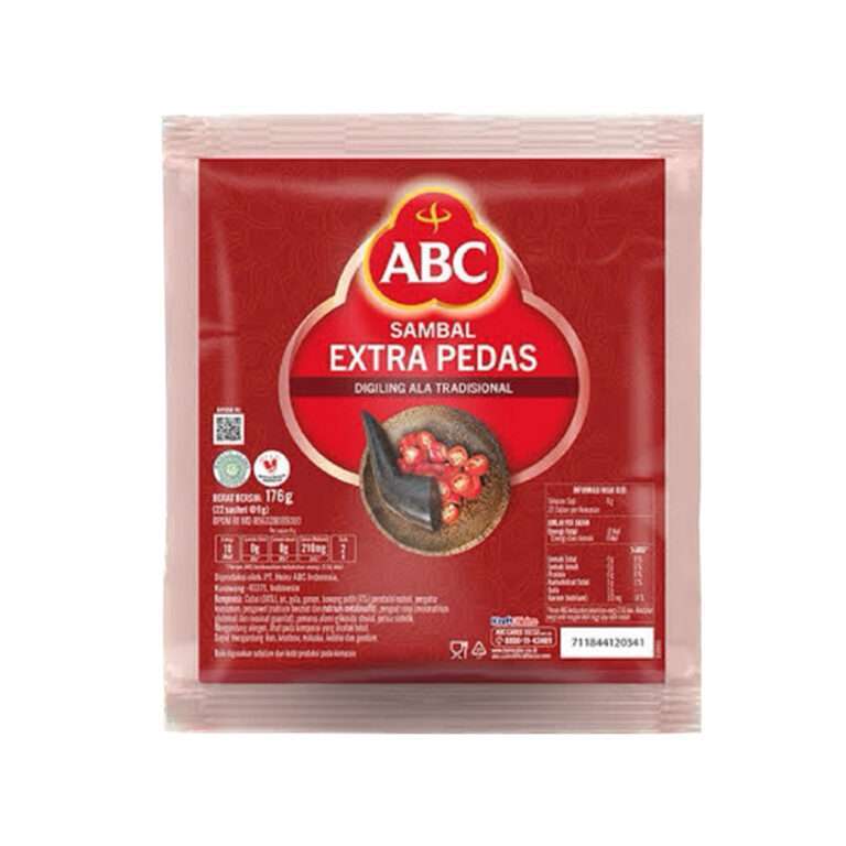 ABC Chili Sauce Extra Spicy Sachet / ABC Sambal Extra Pedas - Indonesian sambal - Sedap Food Group