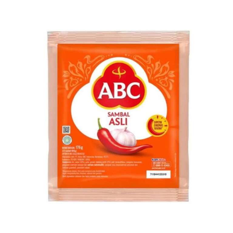 ABC Chili Sauce Original Sachet / Sambal Asli - Indonesian sambal - Sedap Food Group