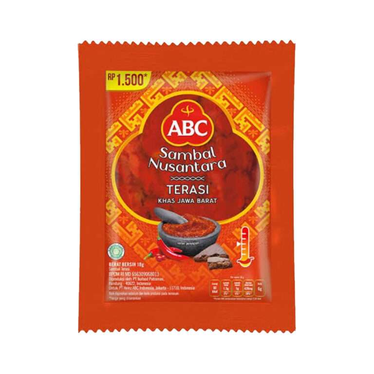 ABC Sambal Terasi Sachet 18gr - Indonesian sambal - Sedap Food Group