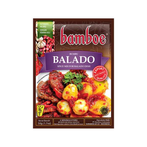 Bamboe Bumbu Balado / Balado Seasoning - Sedap Food Group