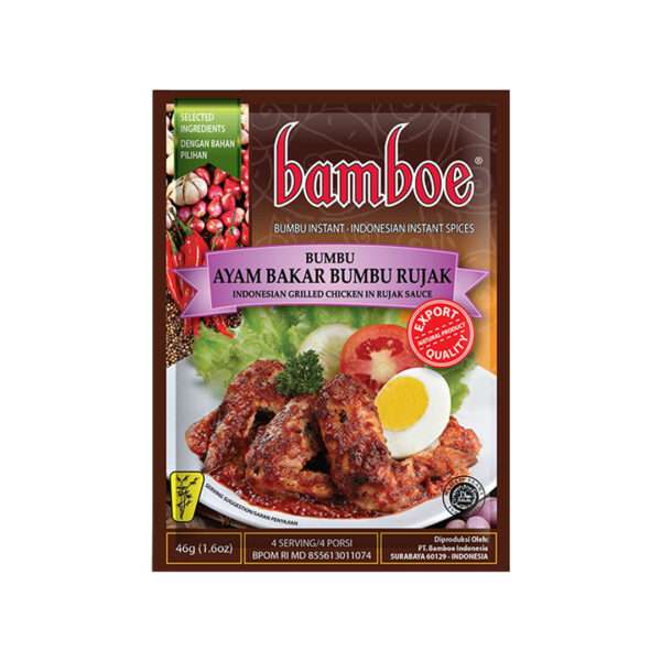 Bamboe Ayam Bakar Bumbu Rujak - Indonesian instant seasoning - Sedap Food Group