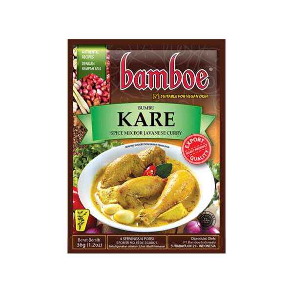 Bamboe Kare / Indonesian Curry Seasoning - Indonesian instant seasoning - Sedap Food Group