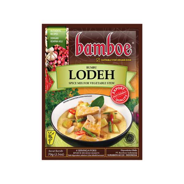 Bamboe Lodeh - Indonesian seasoning - Sedap Food Group