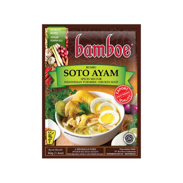 Bamboe Soto Ayam seasoning - Indonesian instant seasoning - Sedap Food Group