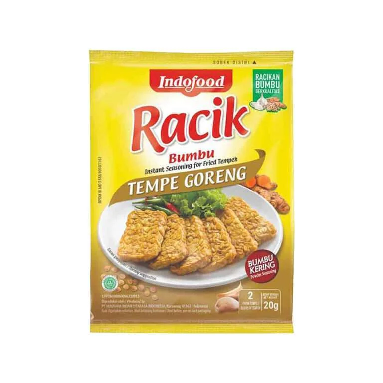 Indofood Bumbu Racik Tempe Goreng 20g - Indonesian instant seasoning - Sedap Food Group