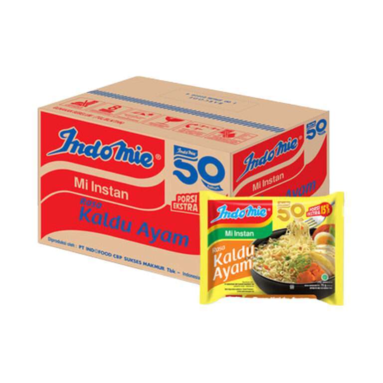 Indomie Chicken Broth Flavour / Indomie Kaldu Ayam - Indonesian noodles - Sedap Food Group