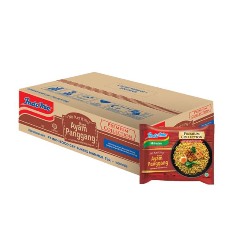 Indomie Premium Collection Curly Noodle Roasted Chicken Flavour / Indomie Premium Collection Mie Kerting Ayam Panggang - Sedap Food Group