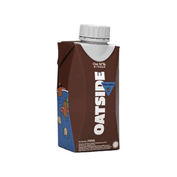 Oatside Chocolate 200ml Cap - Oatmilk - Indonesian beverage - Sedap Food Group