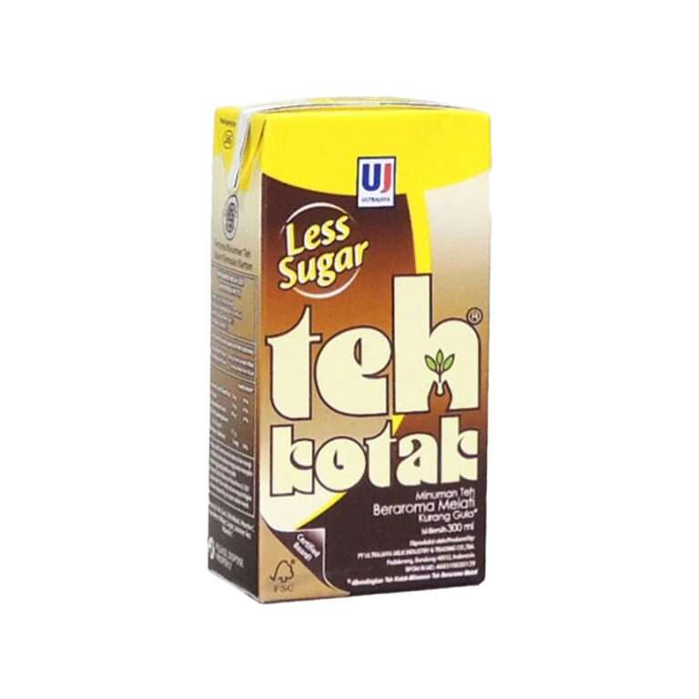 Teh Kotak Jasmine Tea Less sugar 300ml - Indonesian beverage - Sedap Food Group