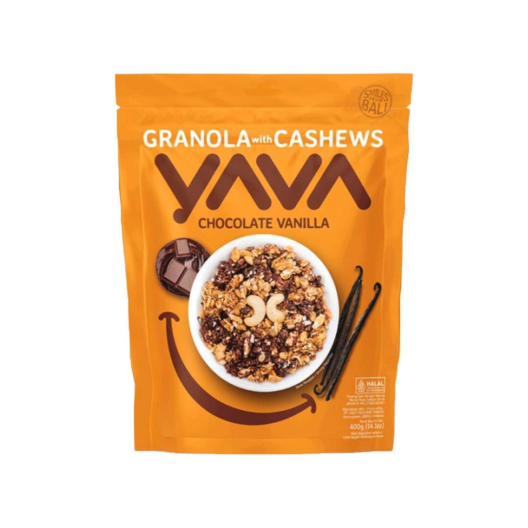 Yava Granola Bites Chocolate Vanilla 400gr - Sedap Food Group