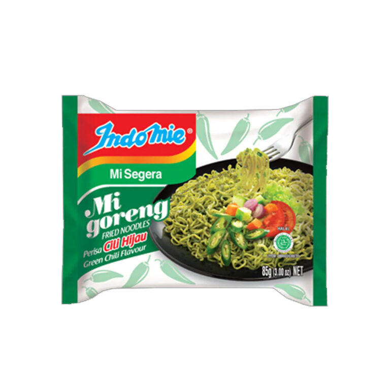 Indomie Fried Noodle Green Chili Flavor 85gr - Sedap Food Group