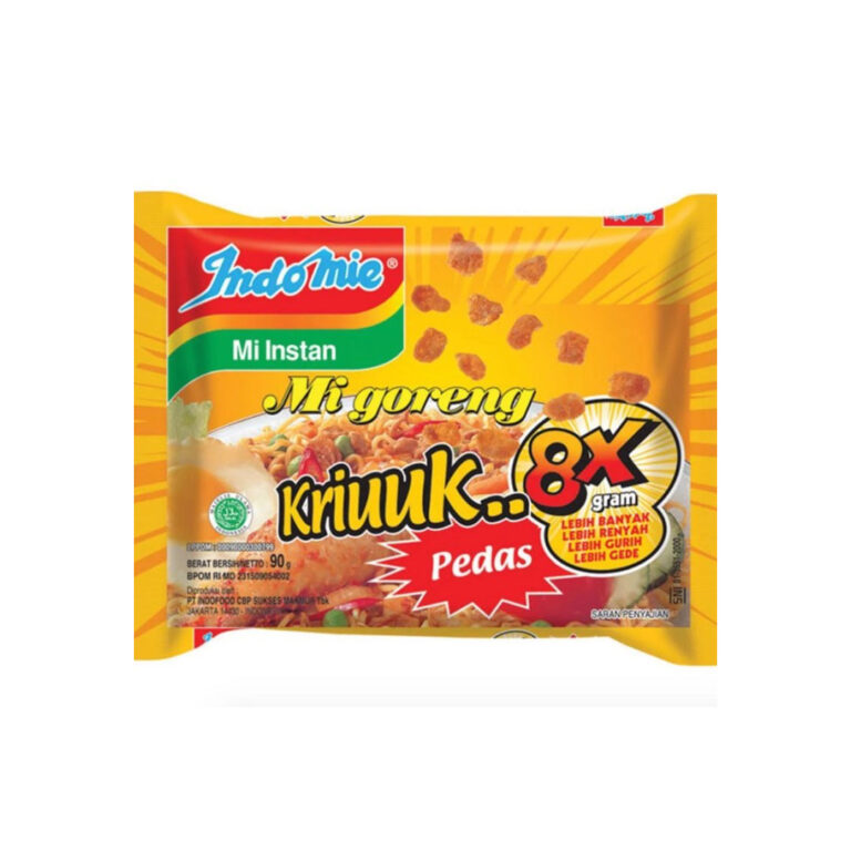 Indomie Fried Noodle Kriuk Flavor 90gr - Sedap Food Group