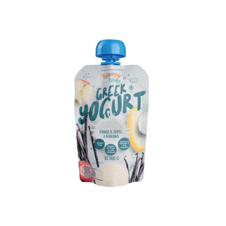 Yummy Bites Greek Yoghurt Vanilla, Apple & Banana 100gr